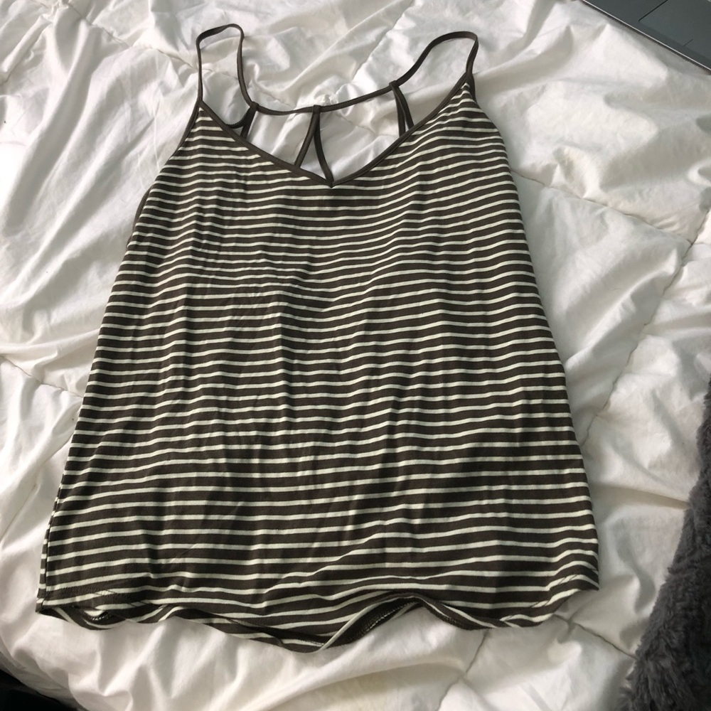 Open back tank top!